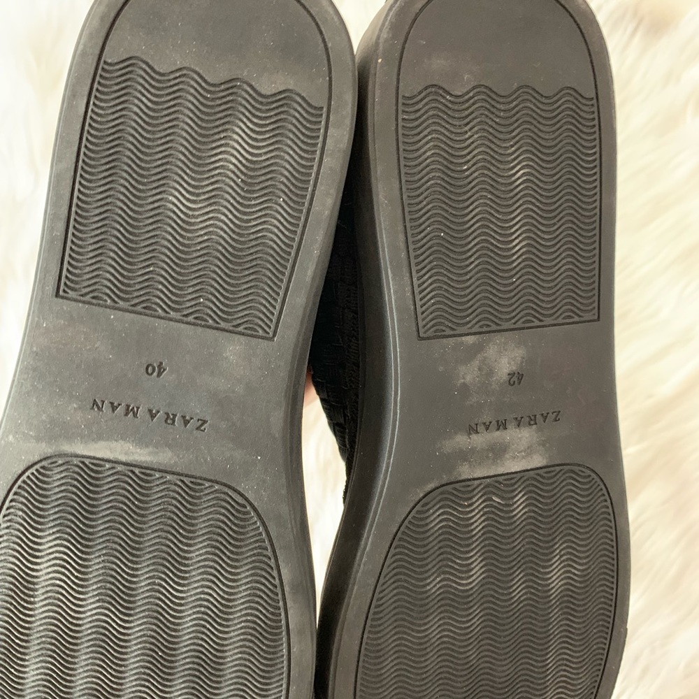 Zara Man Elastic Braided Hi-Top Slipon - Picture 3 of 3